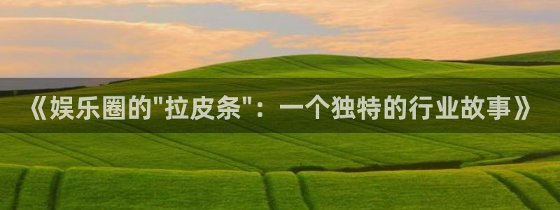 星亿娱乐官网登录入口：《娱乐圈的\