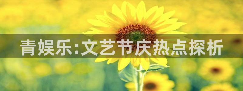 星亿娱乐app官方网站：青娱乐:文艺节庆热点探析